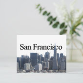 Carte Postale San Francisco Skyline avec San Francisco dans le c (Debout devant)