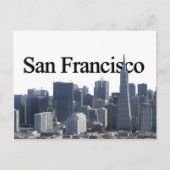 Carte Postale San Francisco Skyline avec San Francisco dans le c (Devant)