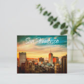 Carte Postale San Francisco Skyline Californie États-Unis (Debout devant)