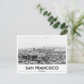 Carte Postale San Francisco Skyline Going Away Gift (Debout devant)