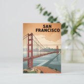 Carte Postale San Francisco USA vintage (Debout devant)