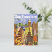 Carte Postale San Francisco vintage (Debout devant)