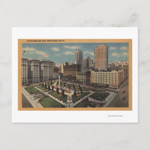 Carte Postale San Francisco, Vue Carré de l'Union africaine
