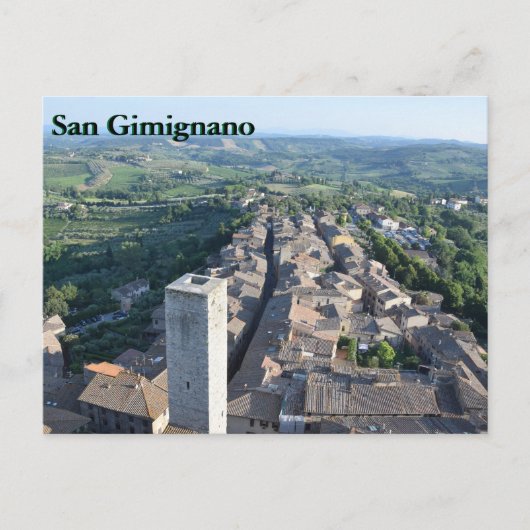 Carte postale San Gimignano (Devant)