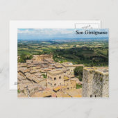 Carte Postale San Gimignano, Italie (Devant / Derrière)