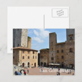 Carte Postale San Gimignano, Italie (Devant / Derrière)