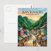 Carte Postale San Ignacio Town Belize (Devant / Derrière)