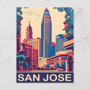 Carte Postale San Jose, Californie, Voyage
