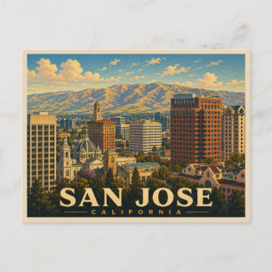 Carte Postale San Jose Californie Voyage Ancien
