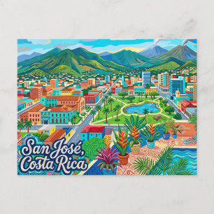 Carte Postale San José, Costa Rica