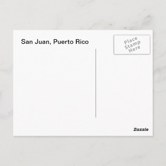 Carte Postale San Juan (Dos)