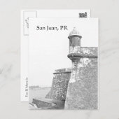 Carte postale San Juan (Devant / Derrière)
