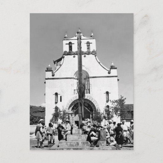 Carte Postale San Juan Chamula, Chiapas, Mexique (Devant)