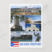 Carte Postale San Juan - Mosaïque - Porto Rico - (Devant)