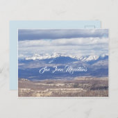 Carte postale San Juan Mountains Co. (Devant / Derrière)