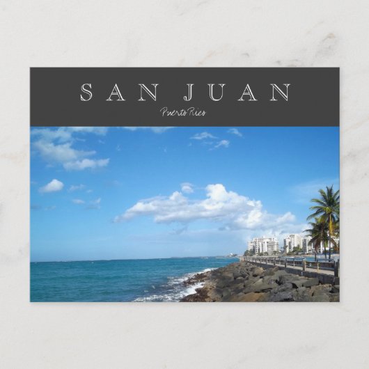 Carte Postale San Juan, Porto Rico (Devant)
