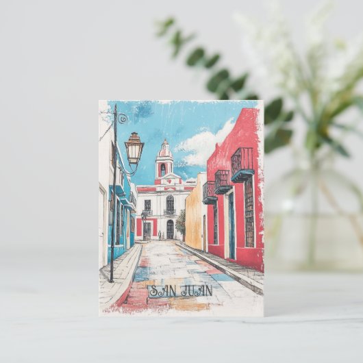 Carte Postale San Juan Porto Rico Travel (Debout devant)