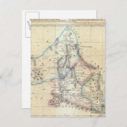 Carte Postale San Luis Potosi, Mexique 2 (Devant / Derrière)