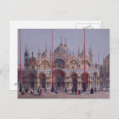 Carte Postale San Marco, Venice, engraved by Brizeghel (litho) (Devant / Derrière)