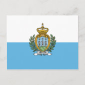 Carte postale San Marino Flag (Devant)