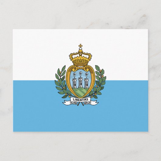 Carte postale San Marino Flag (Devant)
