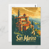 Carte Postale San Marino Travel (Devant / Derrière)