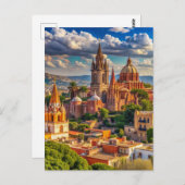 Carte Postale San Miguel de Allende Mexique (Devant / Derrière)