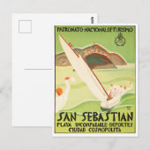 Carte Postale San Sebastian Espagne voyage millésime (Devant / Derrière)