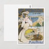 Carte Postale San Sebastian Espana Place Royale (Devant / Derrière)