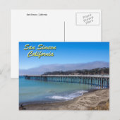 Carte postale San Simeon, Californie (Devant / Derrière)