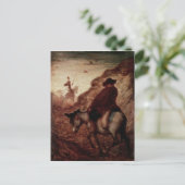 Carte Postale Sancho et Don Quichotte, XIXe siècle (Debout devant)