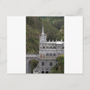 Carte Postale sanctuaire basilique église Las Lajas Colombie