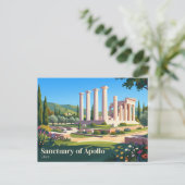 Carte Postale Sanctuaire d'Apollon Libya (Debout devant)