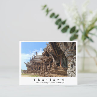 Carte Postale Sanctuaire de la Vérité, Pattaya, Thaïlande