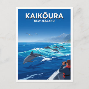 Carte Postale Sanctuaire de la vie marine de Kaikōura Nouvelle-Z