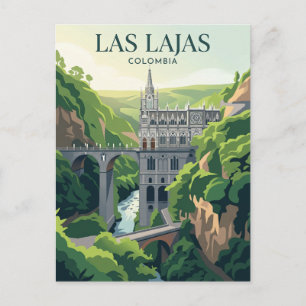 Carte Postale Sanctuaire Las Lajas Colombie