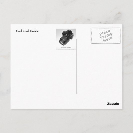 Carte postale Sand Beach - 1 (Dos)