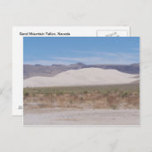 Carte Postale Sand Mountain Fallon, Nevada (Devant / Derrière)