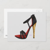 Carte postale Sandal Heeled Soir (Devant / Derrière)