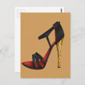 Carte postale Sandal Heeled Soir (Devant / Derrière)