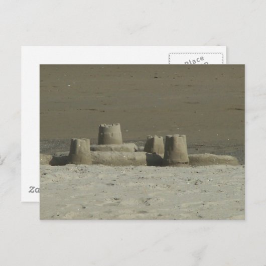Carte Postale Sandcastle (Devant / Derrière)
