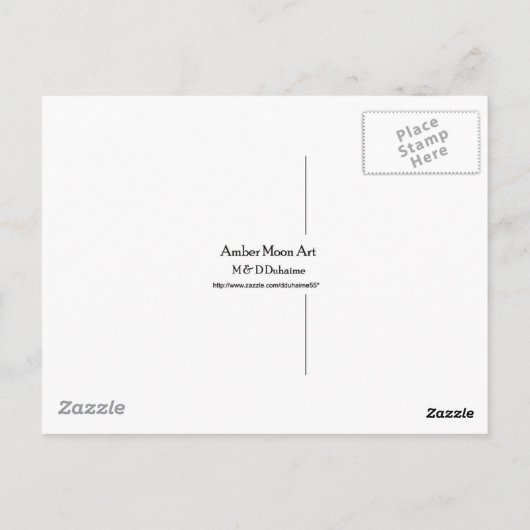 Carte Postale Sandcastle (Dos)