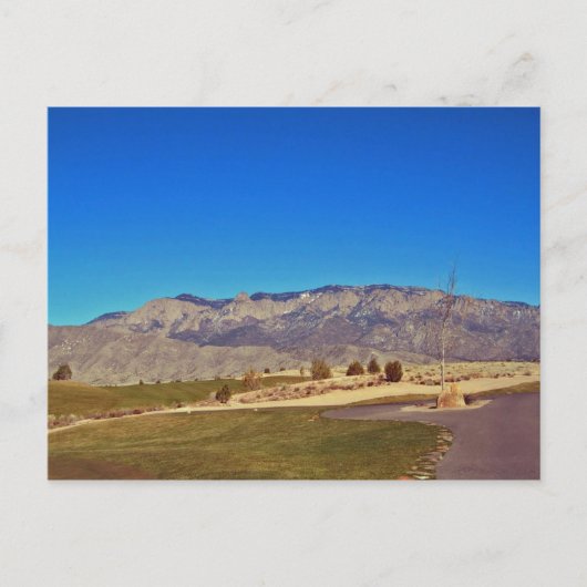 Carte Postale Sandia Mountain, Albuquerque Nouveau-Mexique (Devant)