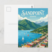 Carte Postale Sandpoint Idaho (Devant / Derrière)