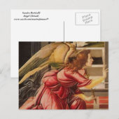 Carte Postale Sandro Botticelli - Angel (Delail) (Devant / Derrière)