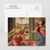 Carte Postale Sandro Botticelli - Annonciation GC (Devant / Derrière)