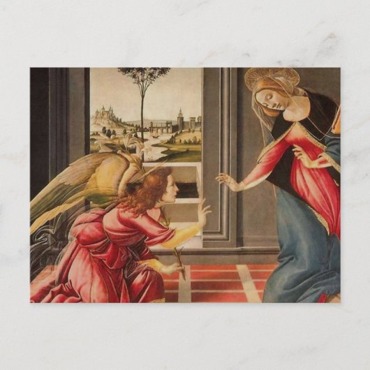Carte Postale Sandro Botticelli - Annonciation GC (Devant)