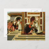 Carte Postale Sandro Botticelli - Dernier miracle et la mort de (Devant / Derrière)