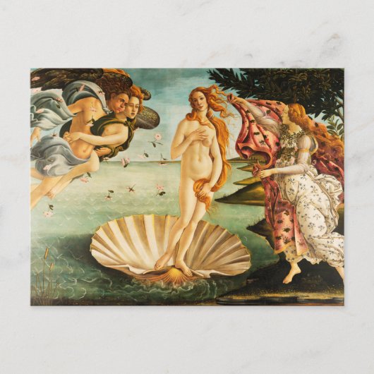 Carte Postale Sandro Botticelli La naissance de Vénus Art (Devant)