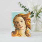 Carte Postale Sandro Botticelli La naissance de Vénus Visage Dét (Debout devant)